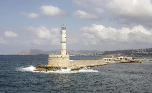 Lighthouse in crete — Stock Photo, Image