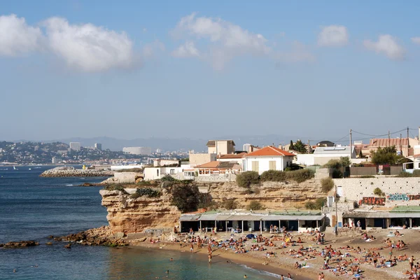 Marseille beach — Stock Photo, Image