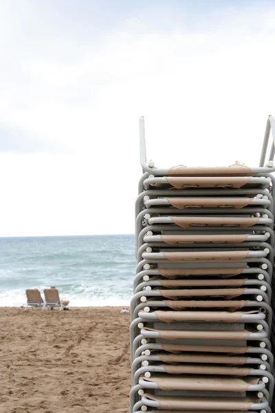 Stacked chairs — Stock Photo, Image