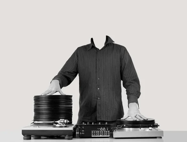 Headless dj — Stock Photo, Image