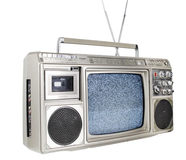 Televisión retro ghettoblaster —  Fotos de Stock