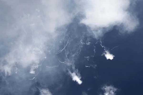 Fuochi d'artificio cielo — Foto Stock