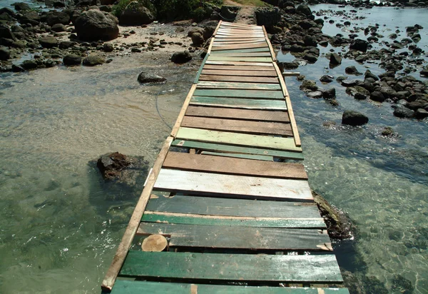 Promenade in de kust — Stockfoto