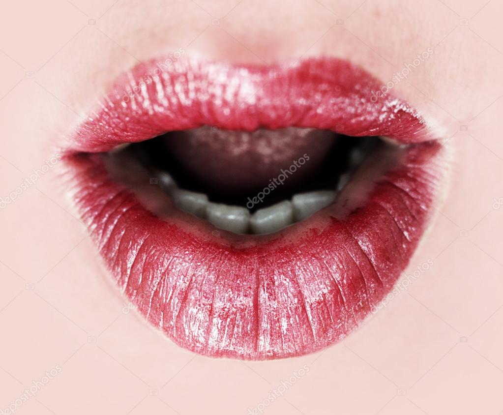 Red lips Stock Photo by ©dubassy 12813161