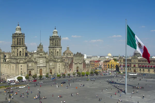 Zocalo i mexico city — Stockfoto