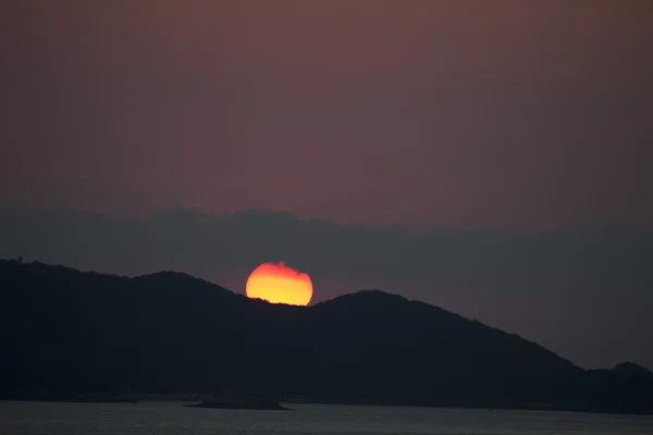 Por do sol em puerto vallarta, México — Fotografia de Stock