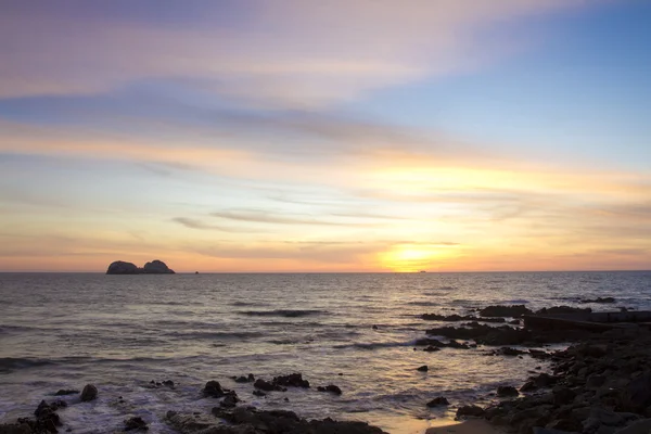 Pôr do sol em Cancún, México — Fotografia de Stock