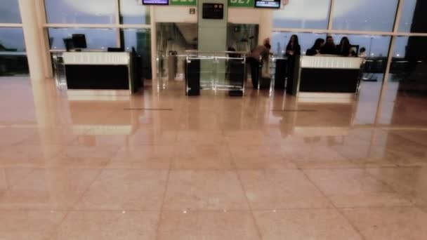 Salón aeropuerto — Vídeo de stock