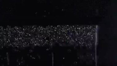 eski bir televizyon yakalanan statik ve elektronik gürültü