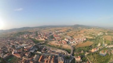 bir sıcak hava balonu Avrupa Balon Festivali 2011, Igualada, İspanya görüntülemek
