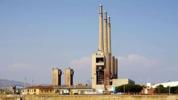 Centrale électrique à Barcelone, Espagne — Video