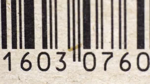Stop motion of differnet images of barcodes — Stock Video
