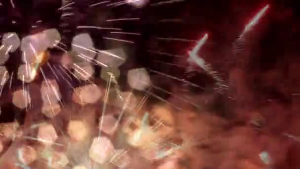 令人惊叹的烟花汇演拉默节日期间 — 图库视频影像