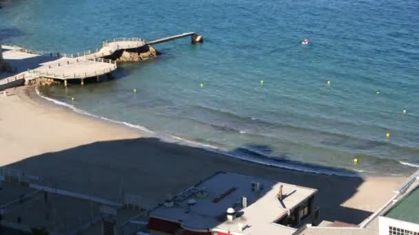 Timelapse de una playa en Marsella, Francia — Vídeo de stock