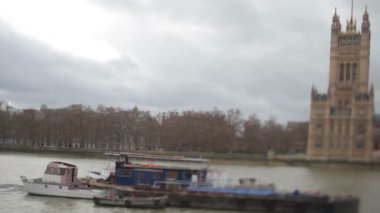 Londra sokaklarında trafik ile büyük ben Timelapse