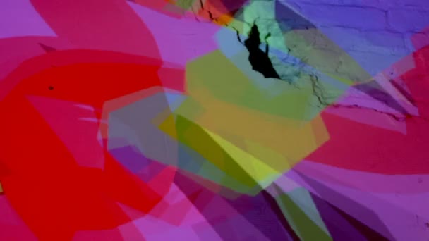 抽象的な光のパターンと運動 — ストック動画