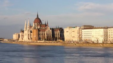 Budapeşte siluetinin manzarasına