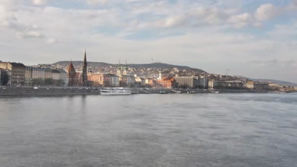 Vista di skyline budapest — Video Stock