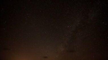 baja california sur, Meksika geceleri yıldız Timelapse