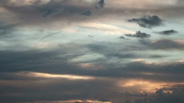 Cielo con nubes — Vídeo de stock