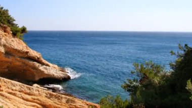 kıyı görünümünü: calanques Marsilya, Fransa dışında