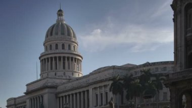 Bina havana, Küba'nın merkezi capitolio gece Timelapse