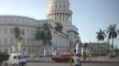 Bina havana, Küba'nın merkezi capitolio gece Timelapse