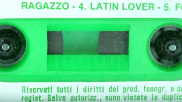 Vieille cassette audio bande — Video