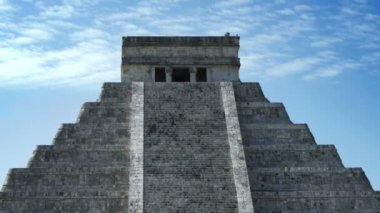 chichen Itza, Meksika, Maya harabelerini Time-Lapse.