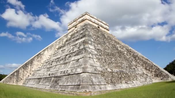 Timelapse das ruínas maias de chichen itza, México . — Vídeo de Stock