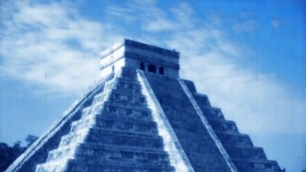 Timelapse of the mayan ruins of chichen itza, mexico. — Stock Video