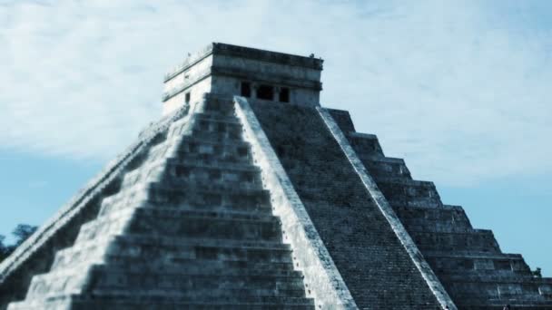 Zeitraffer der Mayaruinen von Chichen itza, Mexiko. — Stockvideo