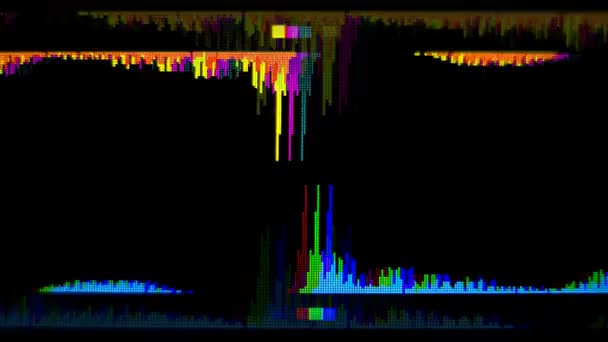 Égaliseurs graphiques de musique et clip d'analyse audio 