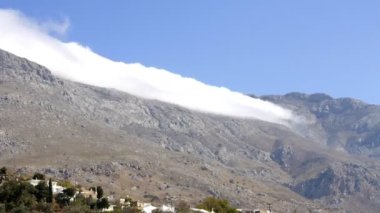 boven de stad verkeer time-lapse