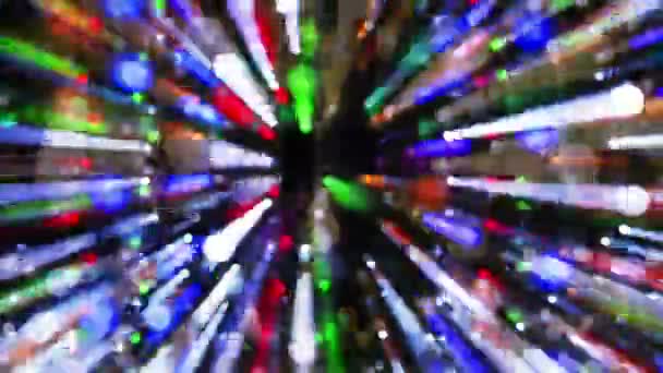 Pintura de luz clip disco patrón — Vídeos de Stock