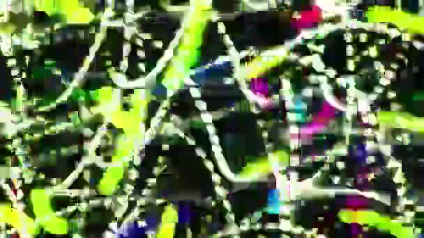 Modèle disco fabriqué à partir de lumières bleues 