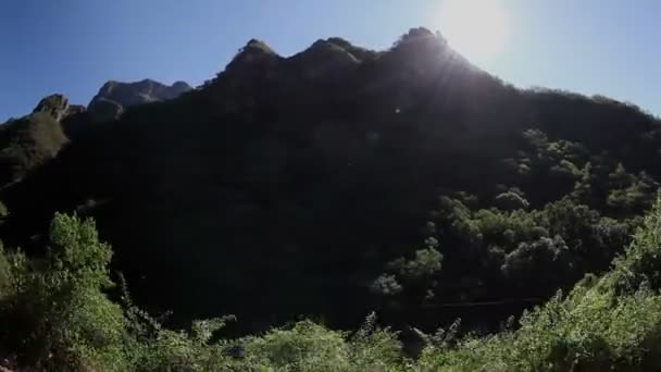 El chepe bir çekim tren hangi inanılmaz bakır vadiden geçer — Stok video