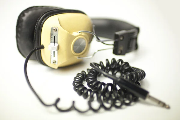 Retro słuchawki — Zdjęcie stockowe