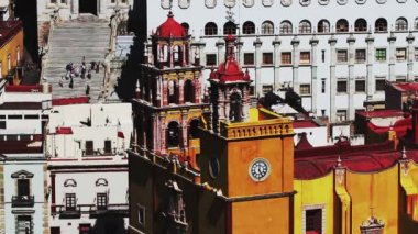 guanajuato şehrin siluetinin güzel kaydırma