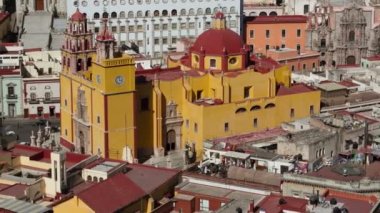 şehir manzarası güzel guanajuato, Meksika Timelapse kaydırma