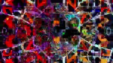 Seramik Karo görüntülerden yapılmış soyut klip