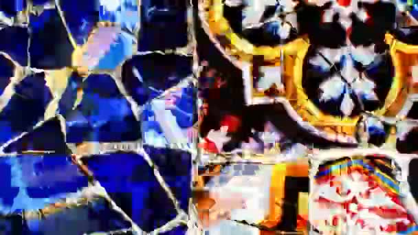 Abstract clip made from images of ceramic tiles — Stock Video