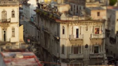 gölgeler düşük geçirerek Timelapse rise havana skyline Küba
