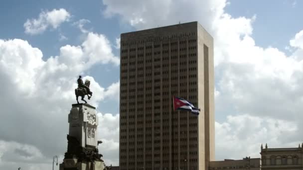 Timelapse 古巴的哈瓦那总医院 — 图库视频影像