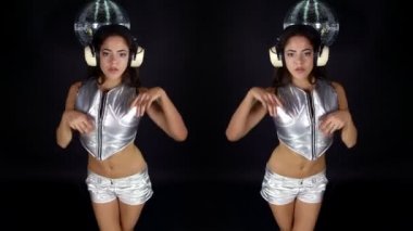 dans güzel bir kadının şehvetli çekim