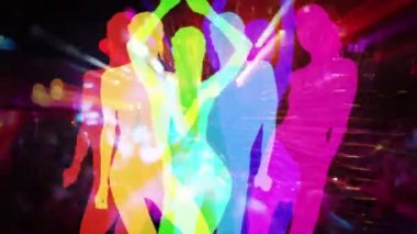 seksi dansçı gölge, silhouettes