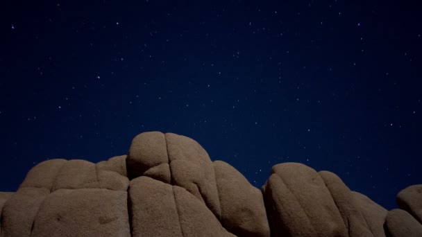 Timelapse of stars at night — Stock Video