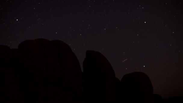 Timelapse de estrelas à noite — Vídeo de Stock