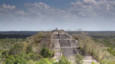 kalakmul Meksika Maya harabelerini Time-Lapse