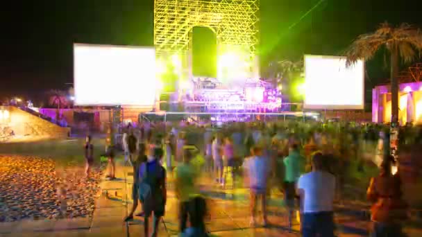 Técnica de tiro de longa exposição para capturar dança — Vídeo de Stock